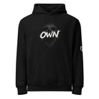 Hoodies noirs - sweat à capuche noir unisex tête de mort , trust the process